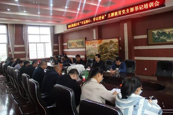 隴運集團公司召開“不忘初心、牢記使命”主題教育黨支部書記培訓會